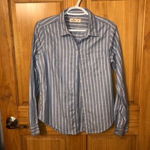 Striped hollister button up